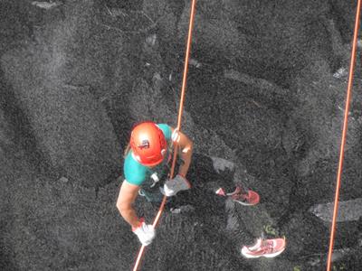 Realizado Rappel na Cascata do Avencal 47